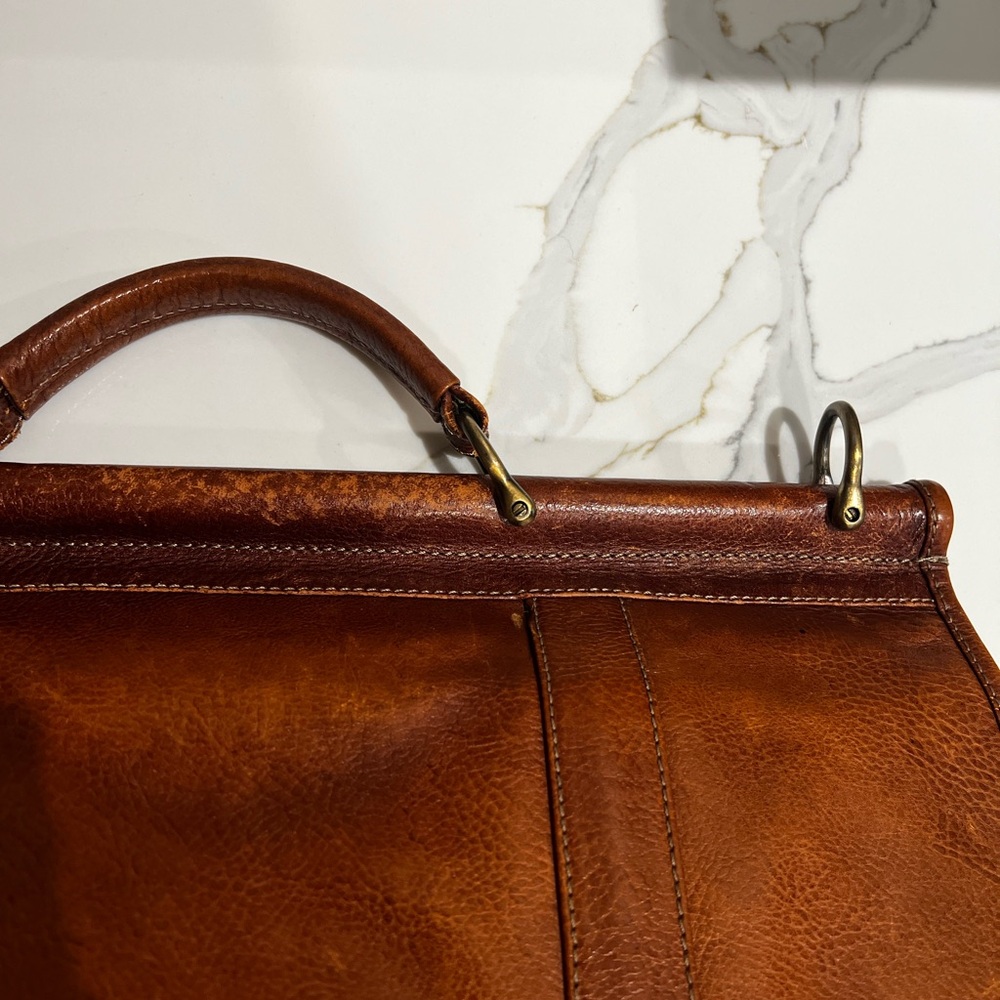 Vintage Wilsons Leather Rich Tan Briefcase / work bag - Picture 3 of 12